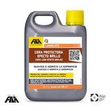 Cera protectora para baldosas con efecto brillo
