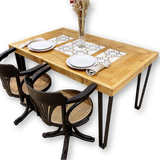 Mesa comedor ZORI L · Ceniza · 137x87